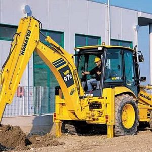 Komatsu-Backhoe-Loader